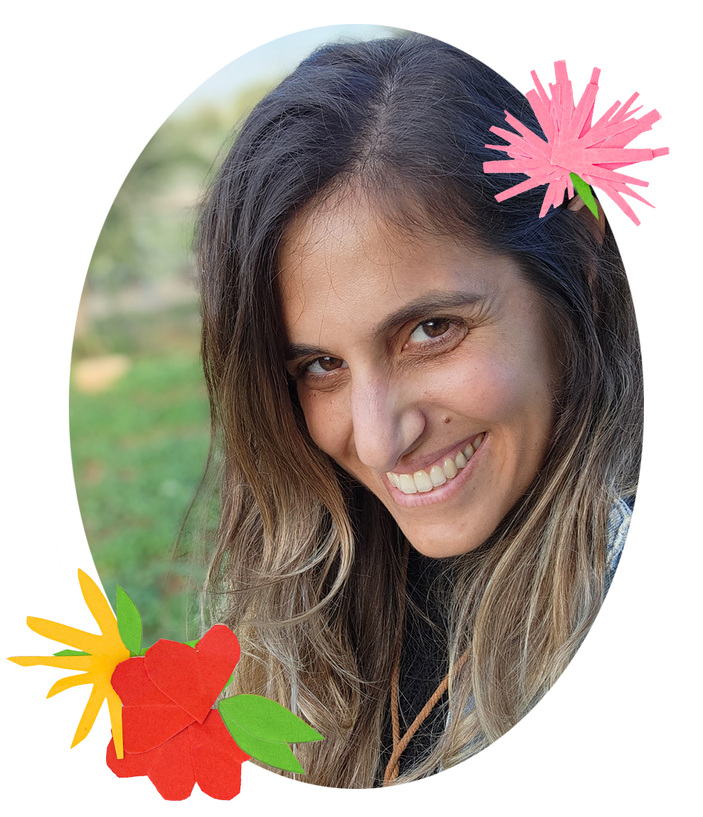 sapir with flowers